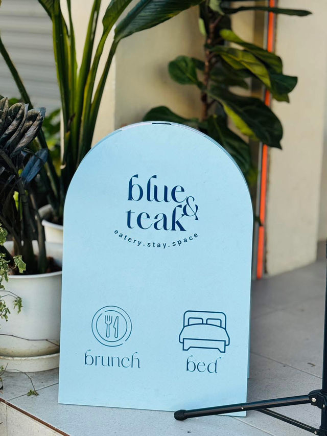 Blue & Teak eatery. stay. space ☕🥤