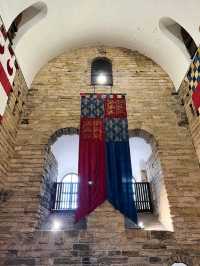 A fascinating experience of an almost fully intact castle with dark narrow stone corridors