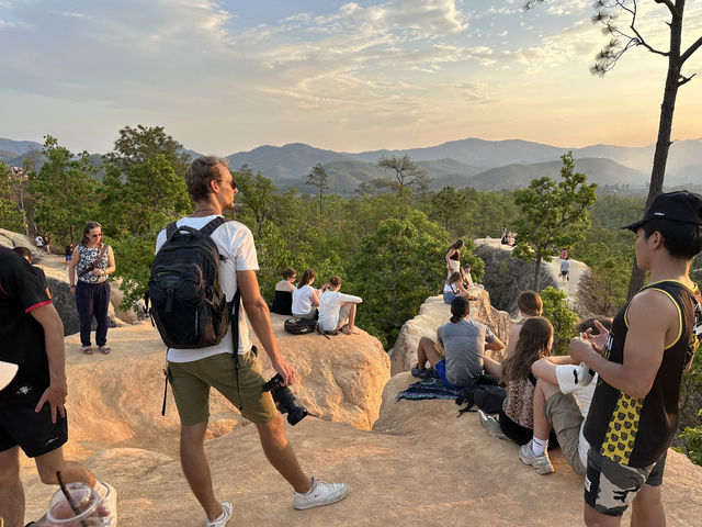 【パーイの夕日スポット】Pai Canyonで静かに自然と向き合う。