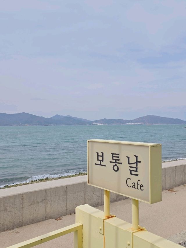 남해 통창 오션뷰 카페💙