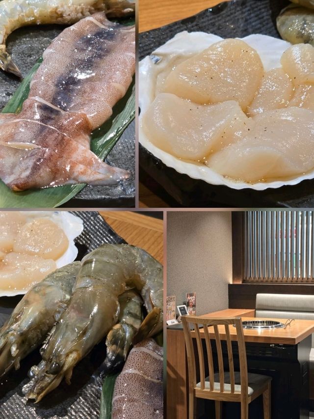 荔枝角高質又豐富和牛海鮮燒肉拼盤