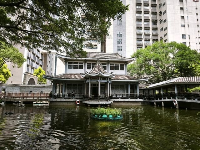 荃灣市中心的大型公園