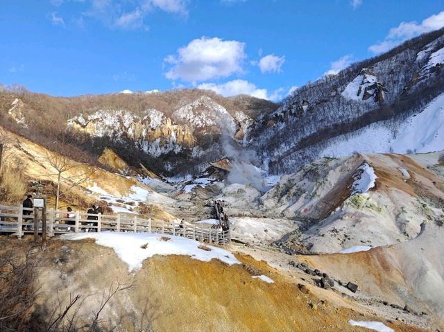 登別景點｜北海道超推薦活火山噴發口遺跡行程—登別地獄の谷