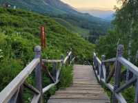 Beautiful summer day in Hemu, Xinjiang