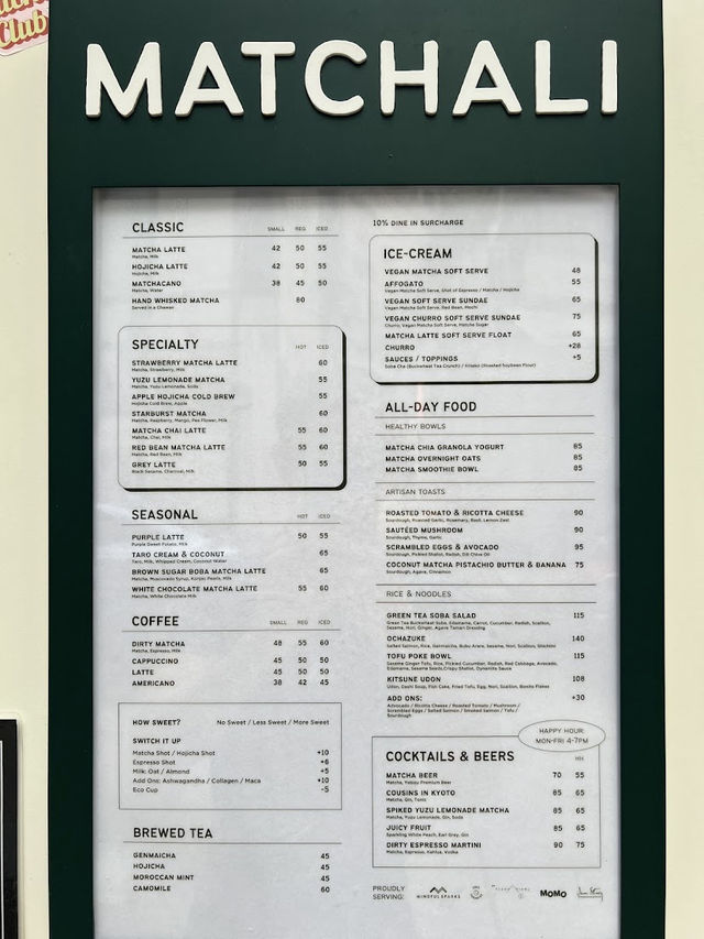 Matchali Hong Kong, Ceremonial Matcha Meets Creamy Indulgence 