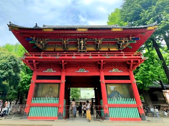 Gate of Timeless reverence, the Romon Gate, entrance to Nezu Shrine