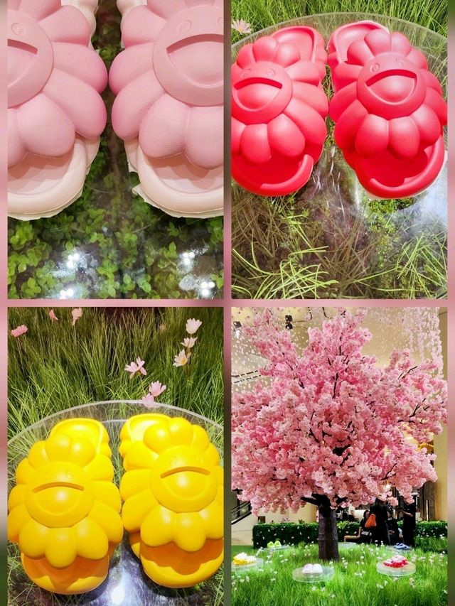 大雨後的金鐘和村上隆的太陽花