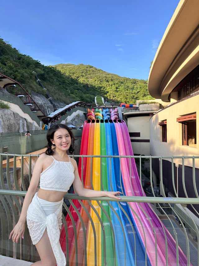 🇭🇰香港水上樂園🩵DJ Clubbing泳池🪩超美日落🩷