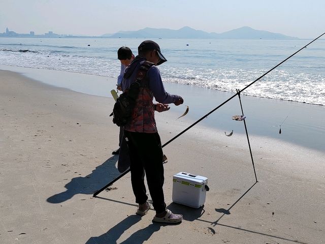 金町湾沙灘，七公里原生海岸線，水清沙幼白沙灘