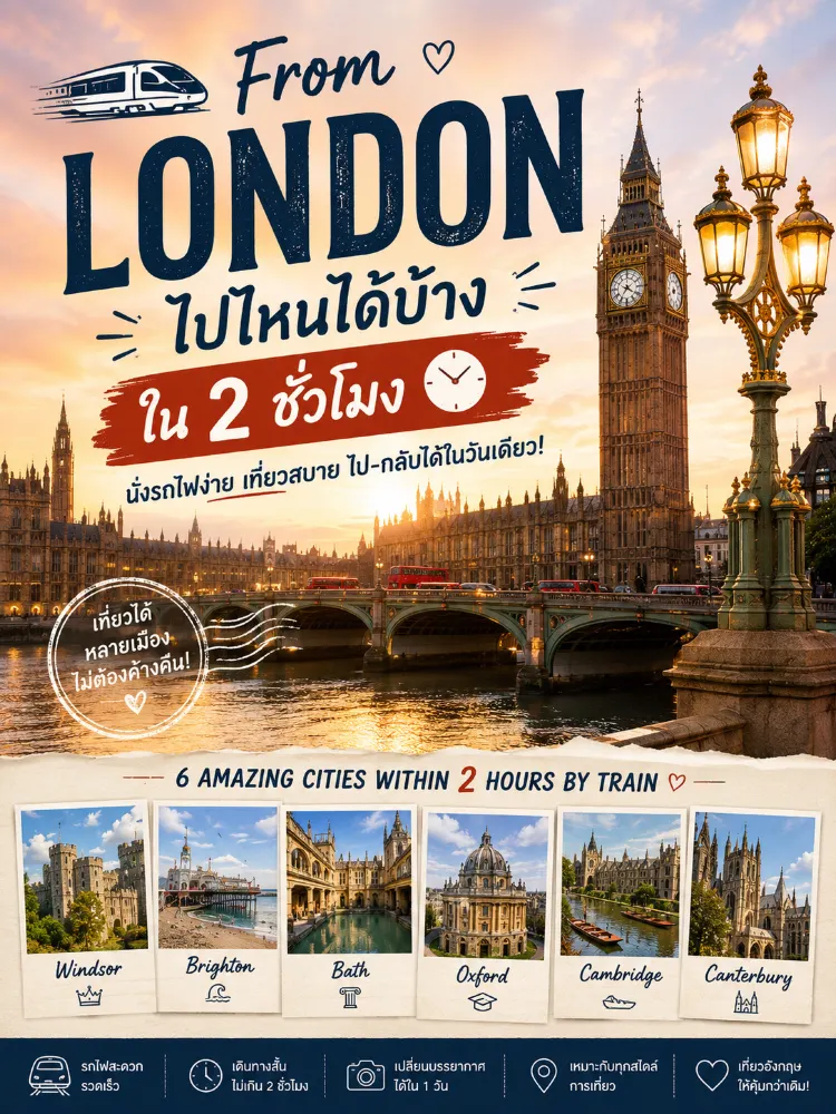 🚄 從倫敦出發，兩小時能去哪？探索英格蘭－精彩遠超你的想像！ 🇬🇧