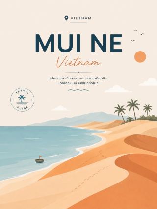 🇻🇳 🏜️ Mui Ne

This southern Vietnamese coastal town offers a unique atmosphere, combining the sea, red and white sand dunes, and streams nestled in the mountains. 🌊🏜️ It's perfect for nature lovers, photographers, and those seeking a blend of beach and desert experiences in one trip.

5 Key Locations for a Mui Ne Review:

1. 🏜️ White Sand Dunes (Bau Trang) — Large white sand dunes, a top highlight of Mui Ne, ideal for watching the sunrise and taking an ATV ride.
2. 🌅 Red Sand Dunes — Orange-red sand dunes near the town, a popular spot for watching the sunset.
3. 🧡 Fairy Stream (Suoi Tien) — Wade through shallow water via a stream lined with red and white sand cliffs and beautiful natural scenery.
4. 🎣 Mui Ne Fishing Village — A fishing village on the bay, offering views of numerous fishing boats and basket boats. Especially in the morning.
5. 🌊 Hon Rom Beach — A relaxed beach perfect for unwinding, swimming, and enjoying the sea view.
