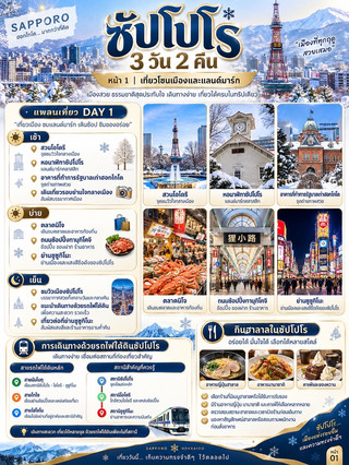 札幌3日2夜懶人包：輕鬆玩轉雪之國，食買玩全攻略！
