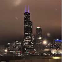 Driving into city to Hilton Chicago for MWDental convention at McCormick pl.