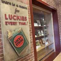 Lucky strike の工場！