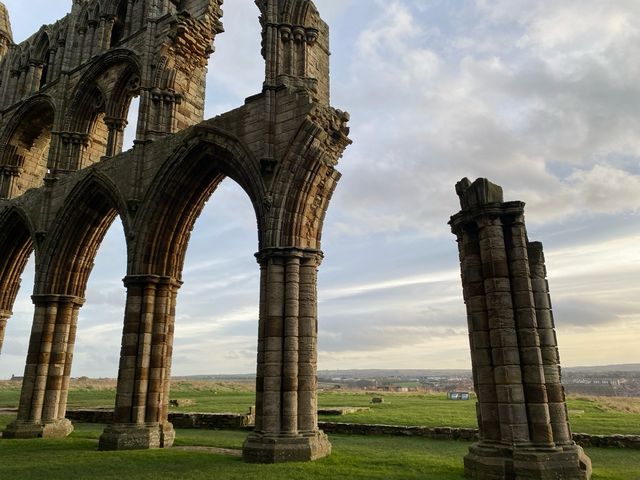 A Gothic Sentinel Overlooking Yorkshire's Sea