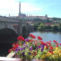 The colourful street of Prague 