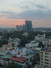 Sunset over Bengaluru from the 13th Floor