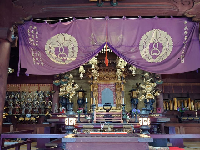 A temple that gathers faith as a prayer centre for the healing of eye diseases