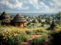 ethiopian village home 