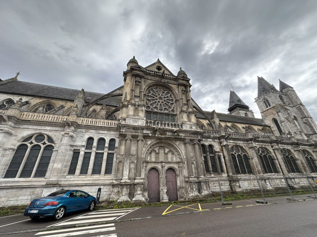 Beautiful gothic church in Normandy 