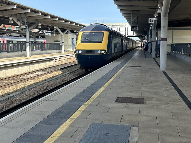 Travelling to Derby and a day out train spotting there 