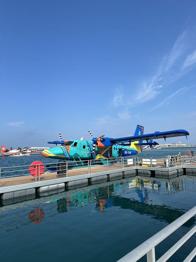 ✈️ The Ultimate Arrival: A Seaplane Ride Over the Maldives