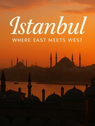 🌟 Istanbul — where continents meet, and every street tells 