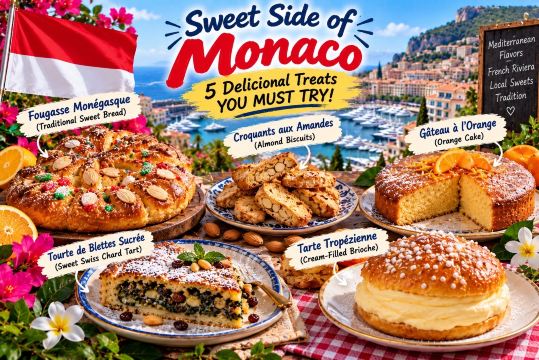 🇲🇨 Sweet Side of Monaco: 5 Delicious Treats You MUST Try! 🍰✨