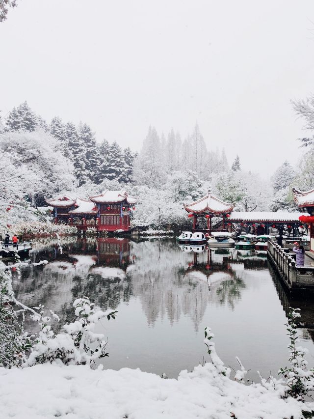 綿陽的雪：冬日童話
