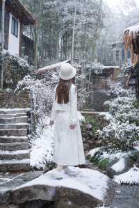 “雪是神的煙火”這裡不是北海道，是安吉！