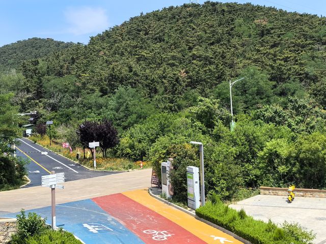 長島景點之一渤海黃海分界線