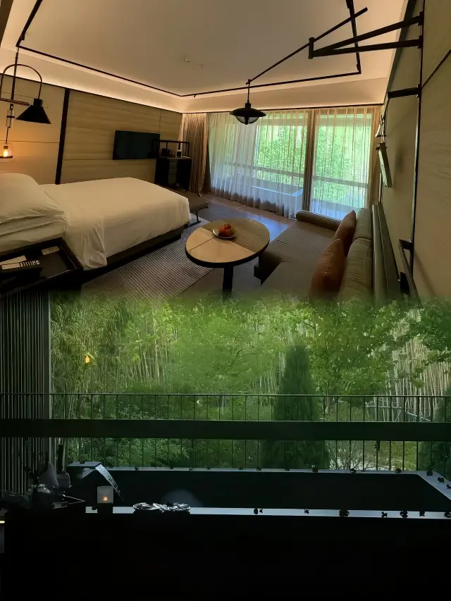 南京の一室一棟の個室温泉付き大型ベッドルーム!