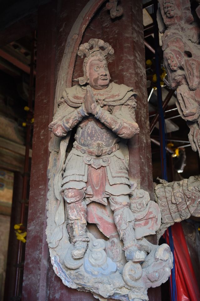 獨樂寺泥塑。