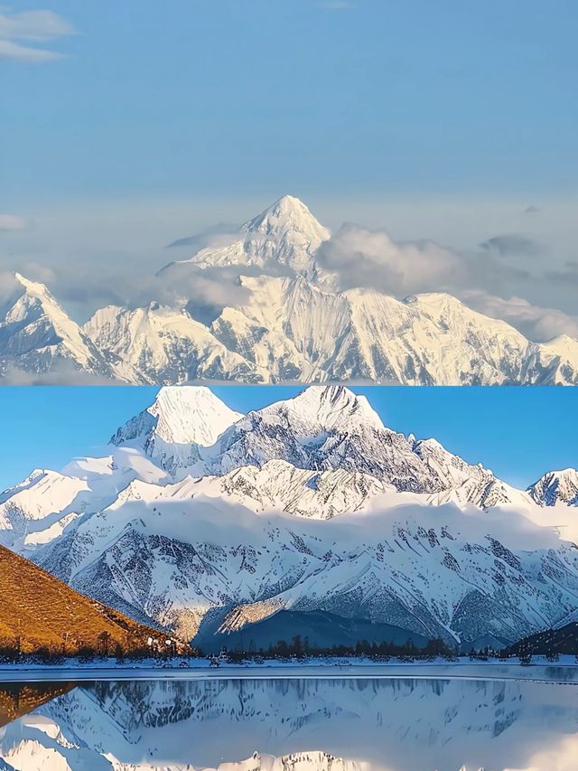 貢嘎雪山,川西的雪域之王 。 貢嘎雪山,川西的雪域之王 。