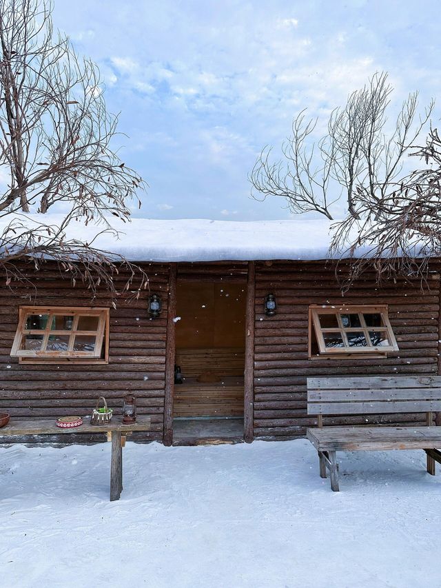 深圳雪景木屋阿勒泰！。
