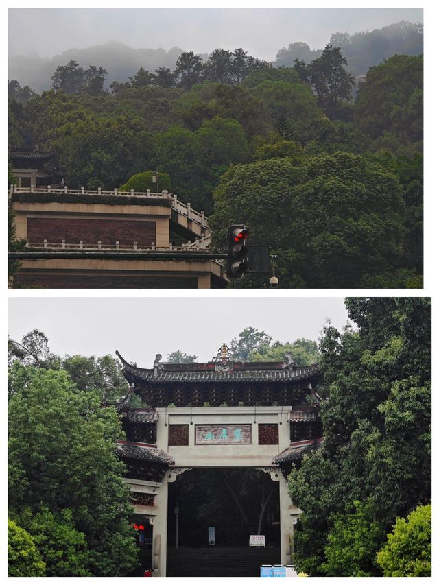 翠屏山景區美麗的風景吸引了人們的眼球。