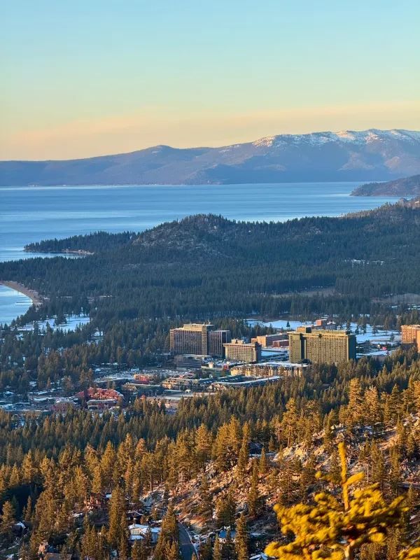 Scenery of Heavenly Ski Resort at Lake Tahoe! 
