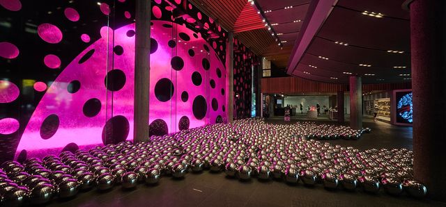 草間彌生，波點女王，墨爾本 NGV 大展。