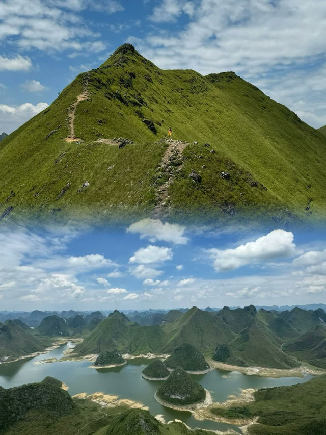 廣西徒步首推崇左劍龍山！