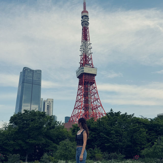 도쿄타워 뷰 보면서 여유 즐길 수 있는 곳 🗼
