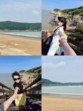 Zhoushan Family Trip｜Reverse Parenting on Peach Blossom Island, Renting the Entire Blue Sea Beach