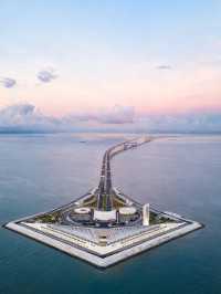 登島啦！深中通道西人工島10月25日，海上大國工程等你來打卡