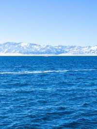 冬日賽里木湖,美到失語的藍冰秘境!