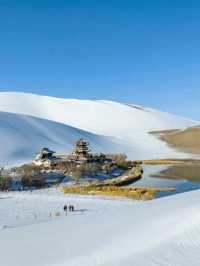 冬天的河西走廊是一場寂靜而盛大的浪漫