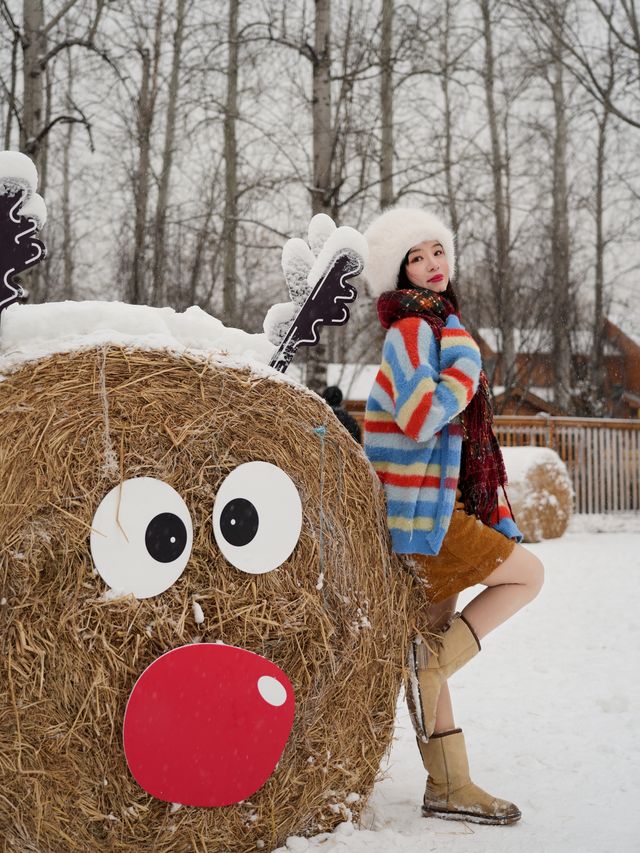 北京初雪在禧園撞進童話鎮啦！
