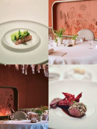 Romantic dinner spot on the top of a mountain in Rome