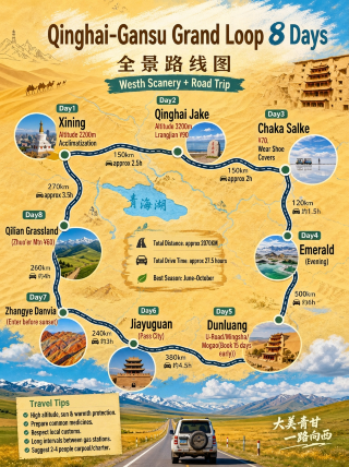 青甘大環線保姆級攻略｜一生一次的西北之旅