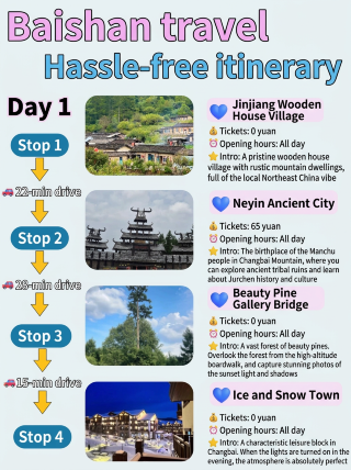 A 2-day relaxed Baishan itinerary – just copy and go!