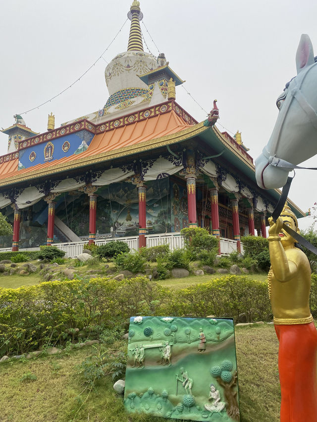 symbol of  Buddhism In Lumbini 