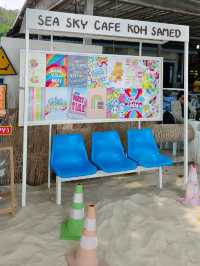 SEA SKY cafe คาเฟ่ริมทะเลหาดทรายแก้ว เกาะเสม็ด